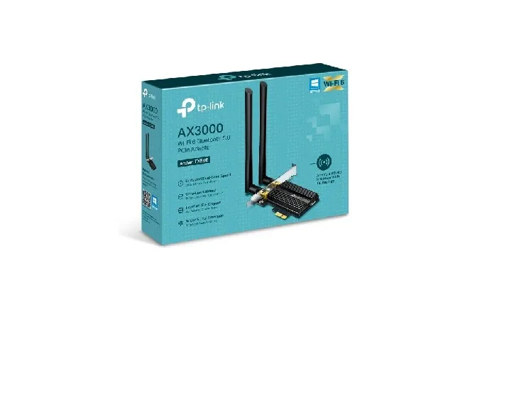 TP-Link Mrežna kartica TP-LINK ARCHER TX50E Wi-F/AX3000/2402Mbps/574Mbps/Bluetooth 5.0/PCIe/2 antene Slika 1